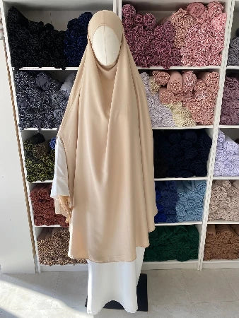 Khimar cape en soie de Médine